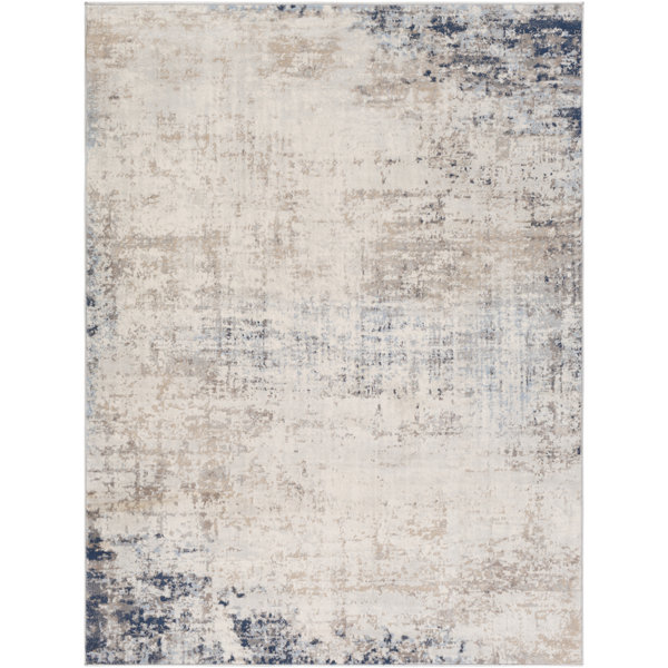 Trent Austin Design® Jemison Abstract Area Rug in Blue/Ivory & Reviews